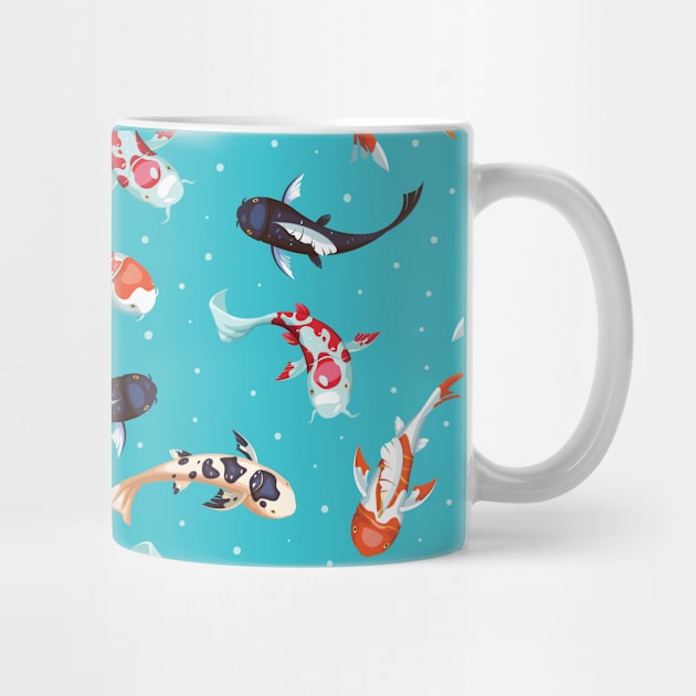 Lucky Koi Fish Pattern by Printable Pretty